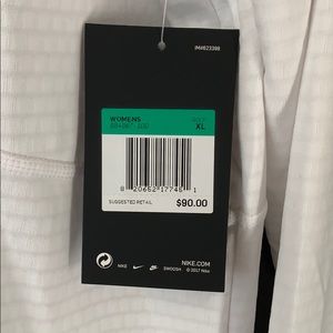 Nike Tops - White Nike Golf ZipUp - Never Worn Nike Tops - White Nike Golf ZipUp - Never Worn